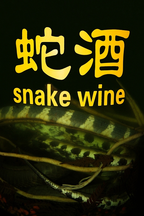 Snake wine