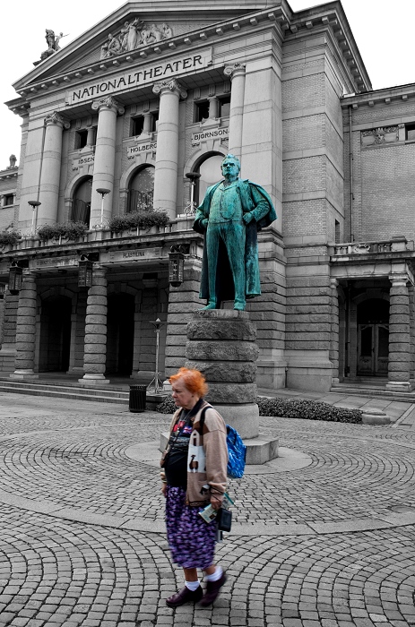 La dame en couleurs