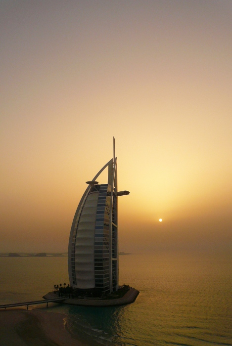 Two suns in the sunset