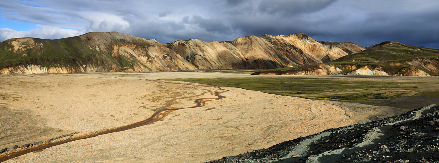 Paysage tourmenté