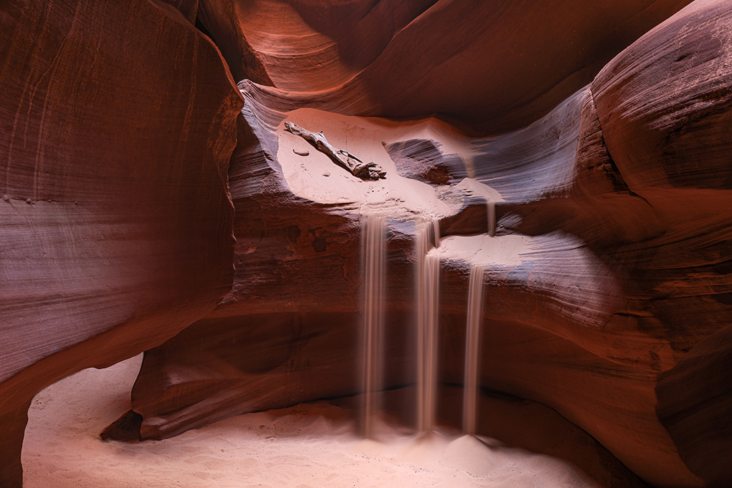 Sand fall