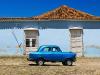 Little blue car